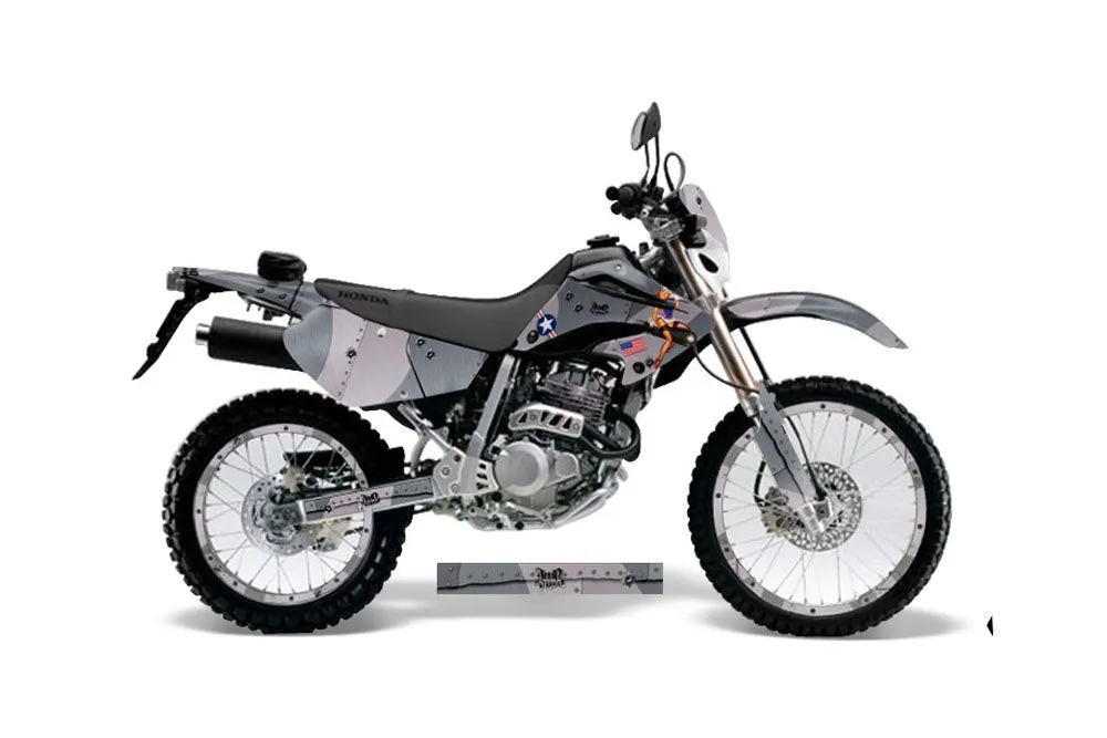Honda XR250 SM Dirt Bike Graphic Kit - 2003-2005 T Bomber Black