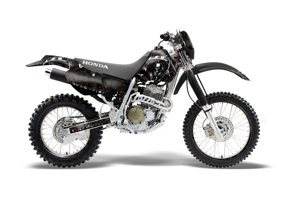 Honda XR400 Dirt Bike Graphic Kit - 1996-2004 Reaper Black