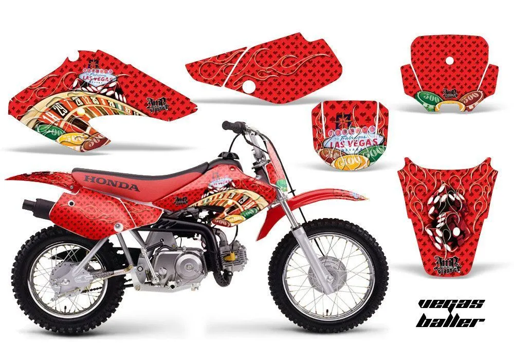 Honda XR50 Dirt Bike Custom Graphic Kit - 2000-2003
