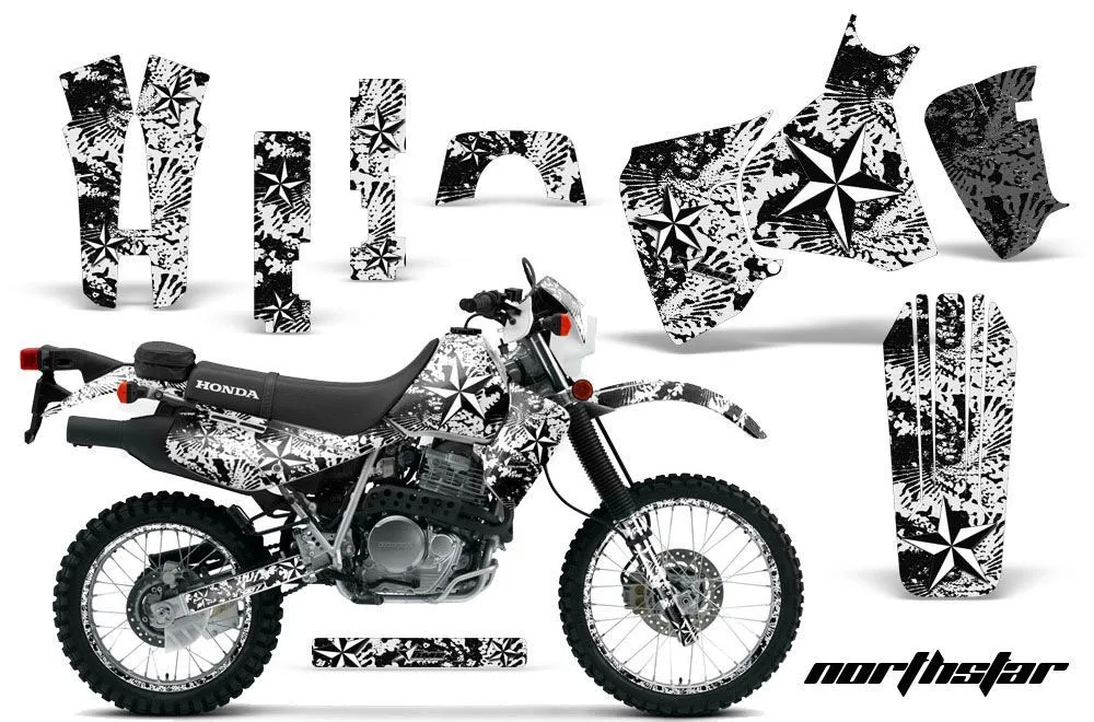 Honda XR650L Dirt Bike Graphic Kit - 1993-2025 Northstar White