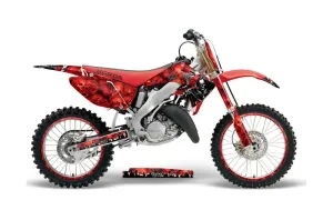 Honda CR125 Dirt Bike Graphic Kit - 1995-2015 Reaper Red