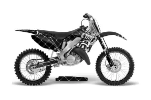 Honda CR125 Dirt Bike Graphic Kit - 1995-2015 Silver Star - Reloaded White