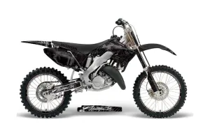 Honda CR125 Dirt Bike Graphic Kit - 1995-2015 Skulls and Hammers Silver