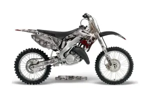 Honda CR250 Dirt Bike Graphic Kit - 1995-2015 Bone Collector Silver