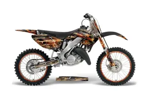 Honda CR250 Dirt Bike Graphic Kit - 1995-2015 Firestorm Black