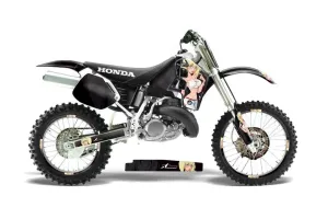 Honda CR500 Dirt Bike Graphic Kit - 1989-2001 Mandy Black