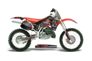 Honda CR500 Dirt Bike Graphic Kit - 1989-2001 Toxicity Red