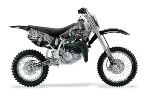 Honda CR80 Dirt Bike Graphic Kit - 1996-2002 Mad Hatter Black