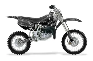 Honda CR80 Dirt Bike Graphic Kit - 1996-2002 Reaper Black