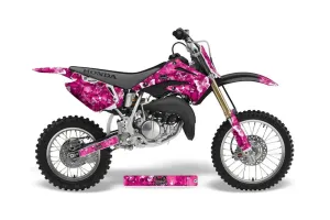 Honda CR85 Dirt Bike Graphic Kit - 2003-2007 Butterfly Pink