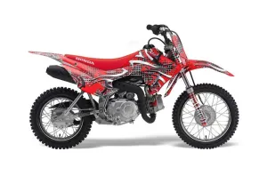 Honda CRF110 F Dirt Bike Graphic Kit - 2013-2018 Deaden Red
