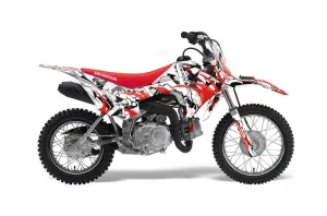 Honda CRF110 F Dirt Bike Graphic Kit - 2013-2018 Expo Red