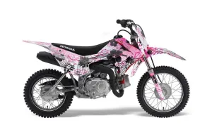 Honda CRF110 F Dirt Bike Graphic Kit - 2013-2018 Luna Pink