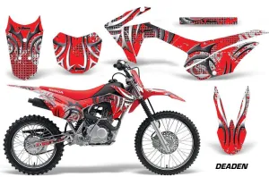 Honda CRF125 F Dirt Bike Graphic Kit - 2014-2018 Deaden Red
