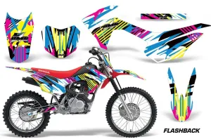Honda CRF125 F Dirt Bike Graphic Kit - 2014-2018 Flashback