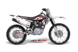 Honda CRF150 F Dirt Bike Graphic Kit - 2008-2014 Toxicity White