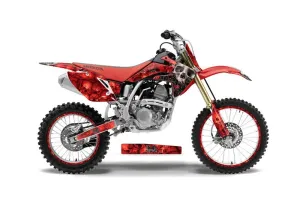 Honda CRF150 R Dirt Bike Graphic Kit - 2007-2016 Bone Collector Red