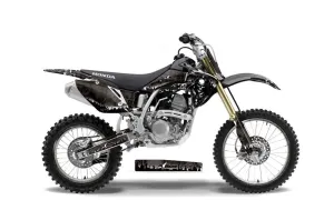 Honda CRF150 R Dirt Bike Graphic Kit - 2007-2016 Reaper Black