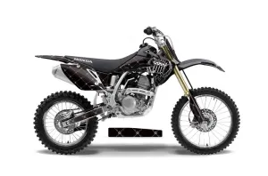 Honda CRF150 R Dirt Bike Graphic Kit - 2007-2016 Silver Star - Reloaded Chrome