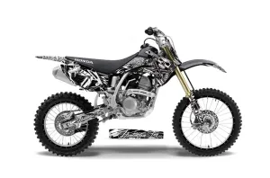Honda CRF150 R Dirt Bike Graphic Kit - 2007-2016 Skulls and Hammers White