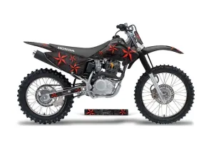 Honda CRF230 F Dirt Bike Graphic Kit - 2003-2007 Northstar Black