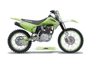 Honda CRF230 F Dirt Bike Graphic Kit - 2003-2007 Starlett Green