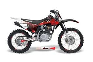 Honda CRF230 F Dirt Bike Graphic Kit - 2008-2014 Carbon X Red