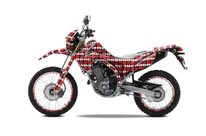 Honda CRF250 M Enduro Dirt Bike Graphic Kit - 2013-2020 Argyle Red