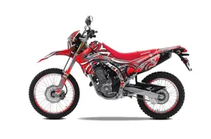 Honda CRF250 M Enduro Dirt Bike Graphic Kit - 2013-2020 Deaden Red