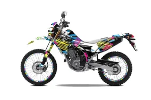 Honda CRF250 M Enduro Dirt Bike Graphic Kit - 2013-2020 Flashback