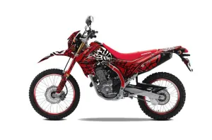 Honda CRF250 M Enduro Dirt Bike Graphic Kit - 2013-2020 Widow Maker Red