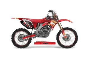 Honda CRF250 R Dirt Bike Graphic Kit - 2004-2013 Jackpot Red