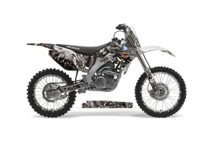 Honda CRF250 R Dirt Bike Graphic Kit - 2004-2013 Mad Hatter Silver