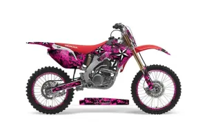 Honda CRF250 R Dirt Bike Graphic Kit - 2004-2013 Northstar Pink