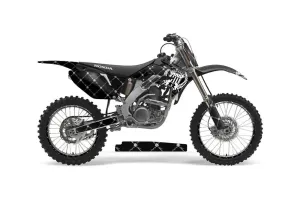 Honda CRF250 R Dirt Bike Graphic Kit - 2004-2013 Silver Star - Reloaded White