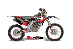 Honda CRF250 X Dirt Bike Graphic Kit - 2004-2017 Street Star Red