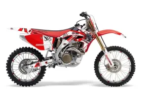 Honda CRF450 R Dirt Bike Graphic Kit - 2002-2012 Toxicity Red
