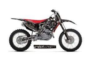 Honda CRF450 R Dirt Bike Graphic Kit - 2013-2016 Reaper Black
