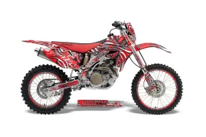 Honda CRF450 X Dirt Bike Graphic Kit - 2005-2016 Deaden Red