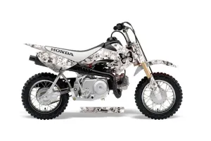 Honda CRF50 Dirt Bike Graphic Kit - 2004-2024 Butterfly White