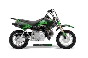 Honda CRF50 Dirt Bike Graphic Kit - 2004-2024 Camoplate Green