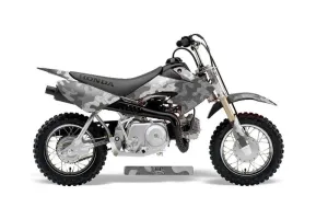Honda CRF50 Dirt Bike Graphic Kit - 2004-2024 Camoplate Silver