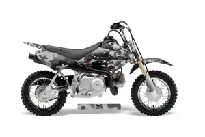 Honda CRF50 Dirt Bike Graphic Kit - 2004-2024 Dog Fighter Black