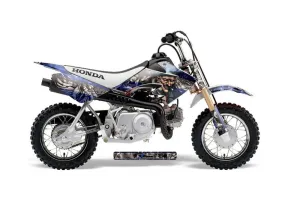 Honda CRF50 Dirt Bike Graphic Kit - 2004-2024 Mad Hatter Blue