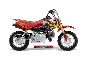 Honda CRF50 Dirt Bike Graphic Kit - 2004-2024 Motorhead Red