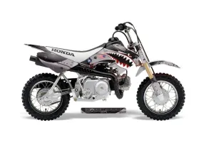 Honda CRF50 Dirt Bike Graphic Kit - 2004-2024 P40 Warhawk Black