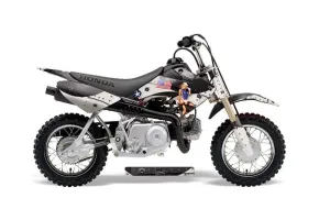 Honda CRF50 Dirt Bike Graphic Kit - 2004-2024 T Bomber Black