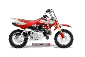 Honda CRF50 Dirt Bike Graphic Kit - 2004-2024 T Bomber Red