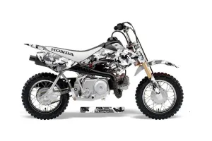 Honda CRF50 Dirt Bike Graphic Kit - 2004-2024 Urban Camo White