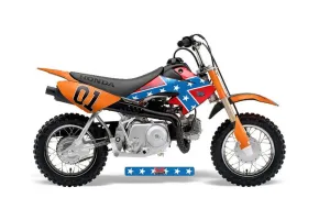 Honda CRF50 Dirt Bike Graphic Kit - 2004-2024 General Lee